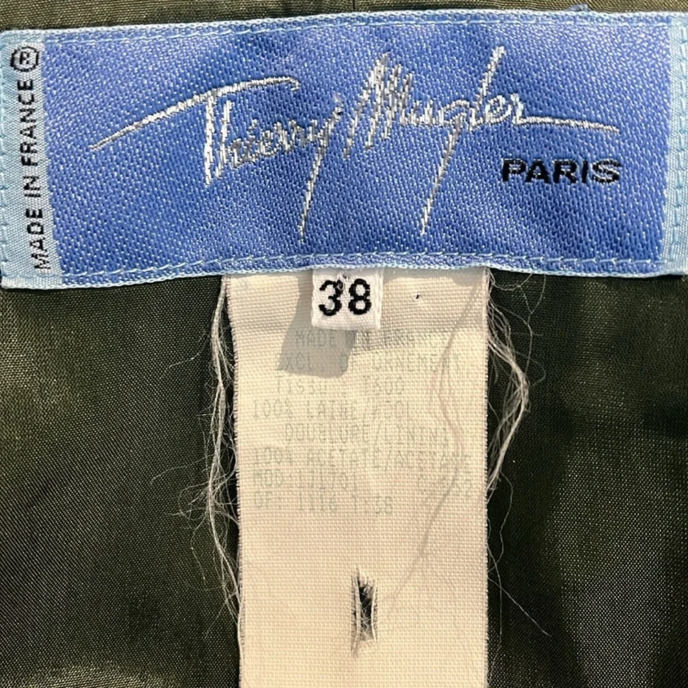 Thierry Mugler Vintage Wool Skirt Suit - Picture 10 of 17